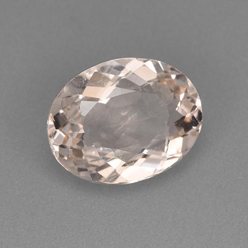 Morganita Rosado muy claro natural de 2.31 ct, Corte Óvalo, VS