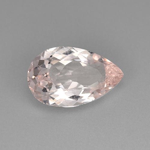Morganita Rosado medio natural de 2.09 ct, En forma de pera, VVS-VS