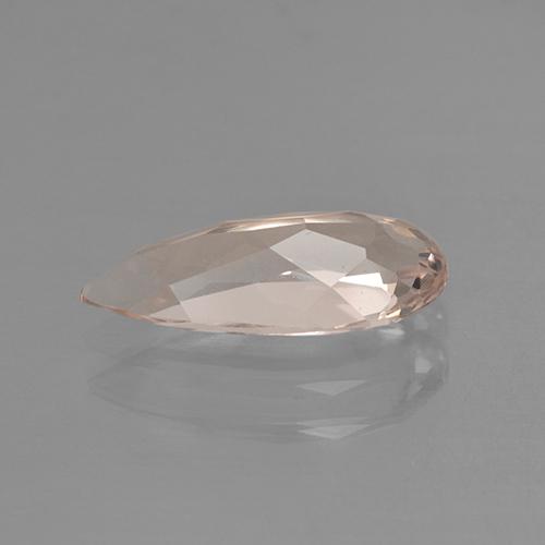 Morganita Rosado salmón natural de 2.26 ct, En forma de pera, VVS-VS