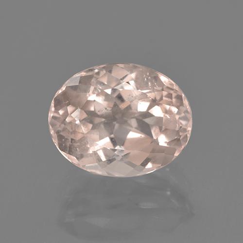 Morganita rosa natural de 2,73 ct, corte óvalo, VS