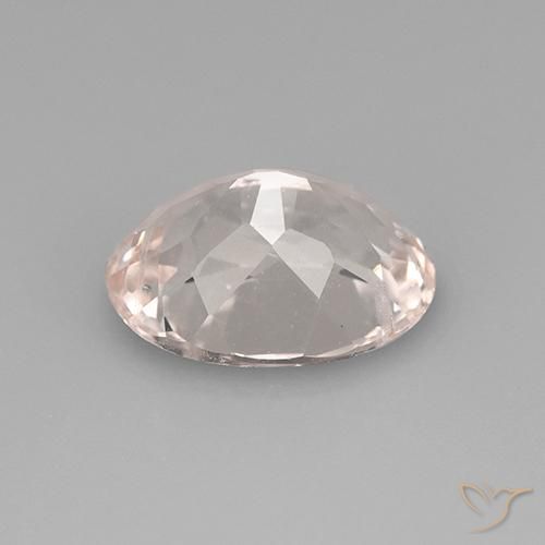 Morganita Rosado claro medio natural de 2.43 ct, Ovalada, VS