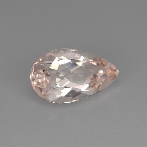 Morganita rosa natural de 2,38 ct, en forma de pera, VVS-VS