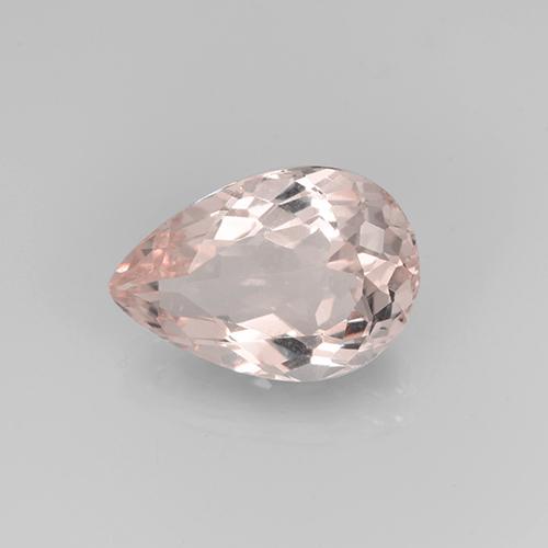 Morganita Rosado claro natural de 2.73 ct, En forma de pera, VVS-VS