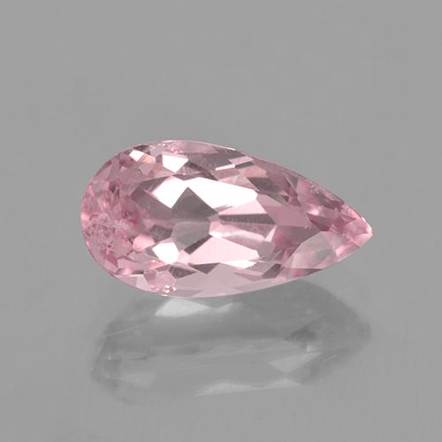 Morganita rosa natural de 2,52 ct, en forma de pera, VS