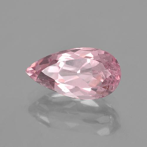 Morganita rosa natural de 2,52 ct, en forma de pera, VS