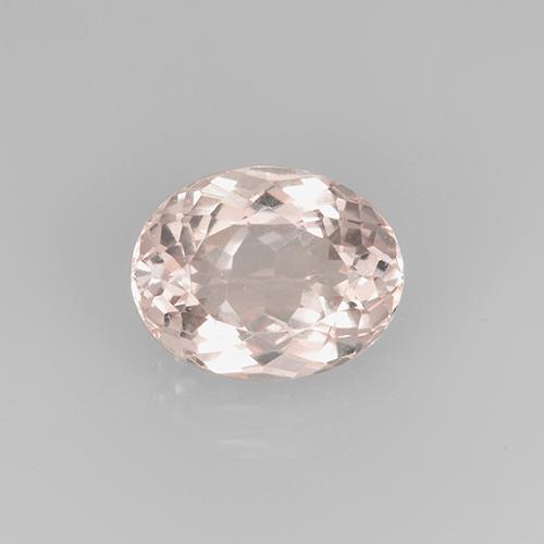 Morganita rosa natural de 2,66 ct, corte óvalo, VVS-VS