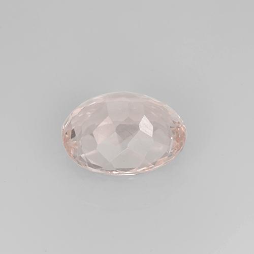 Morganita rosa natural de 2,66 ct, corte óvalo, VVS-VS