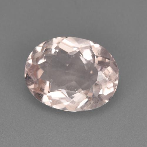 Morganita rosa natural de 2,87 ct, corte óvalo, VS