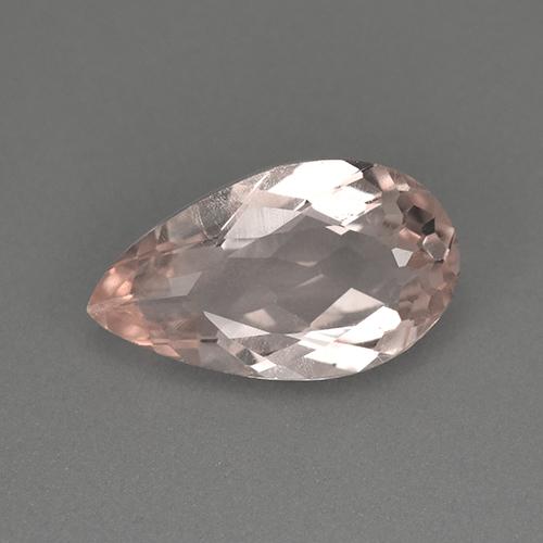Morganita Rosado medio natural de 2.04 ct, En forma de pera, VVS-VS