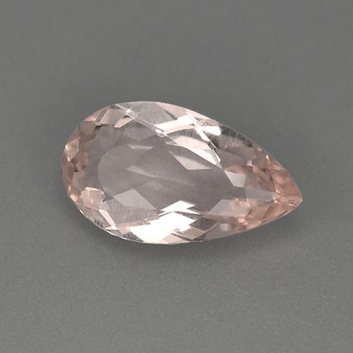 Morganita Rosado medio natural de 2.04 ct, En forma de pera, VVS-VS