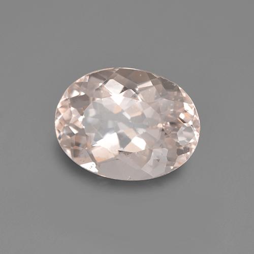 Morganita Rosado muy claro natural de 2.18 ct, Corte Óvalo, VS