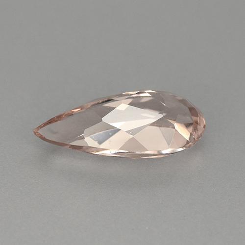 Morganita Rosado medio natural de 1.22 ct, En forma de pera, VVS-VS