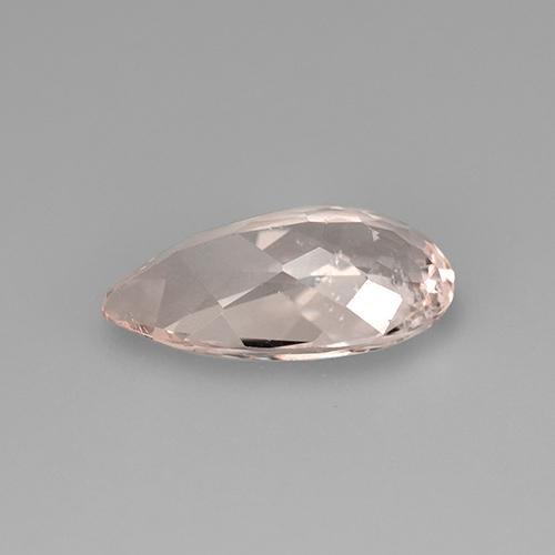 Morganita Rosado claro natural de 2.52 ct, En forma de pera, VS
