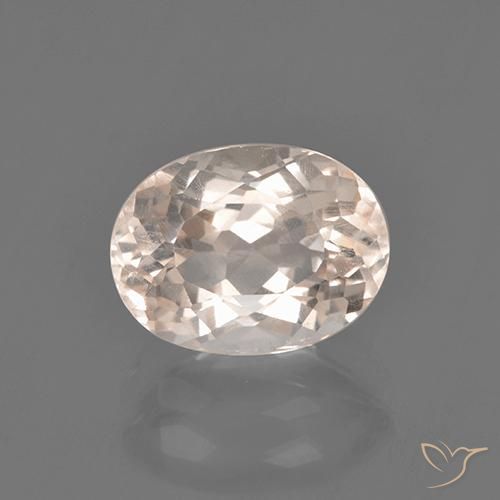 2.54ct Natural Rosado medio morganita, Ovalada, VS