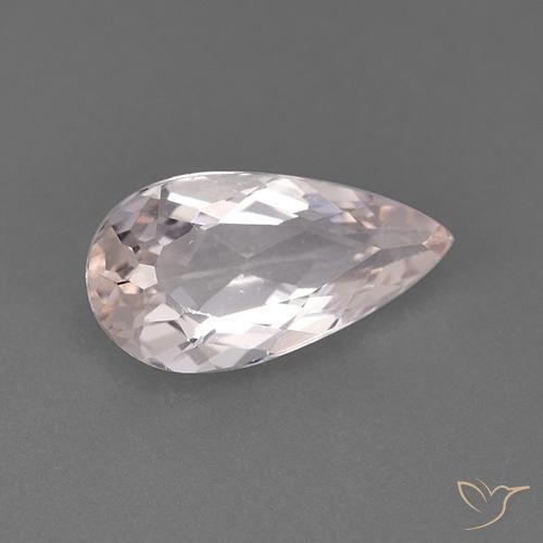 Morganita Rosado claro natural de 1.30 ct, En forma de pera, VVS-VS