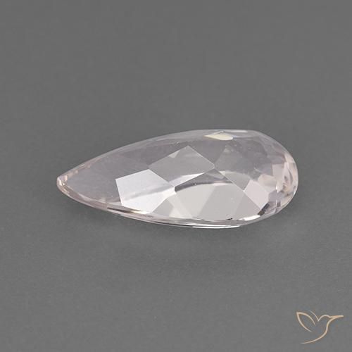 Morganita Rosado claro natural de 1.30 ct, En forma de pera, VVS-VS