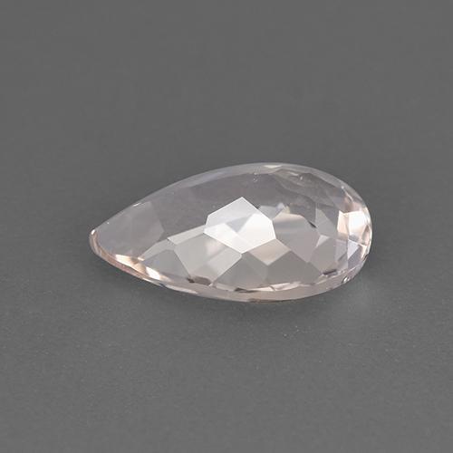 Morganita rosa natural de 1,43 ct, en forma de pera, VVS-VS