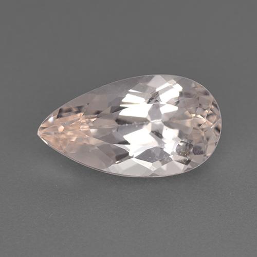 Morganita Rosado flamingo natural de 1.82 ct, En forma de pera, VVS-VS