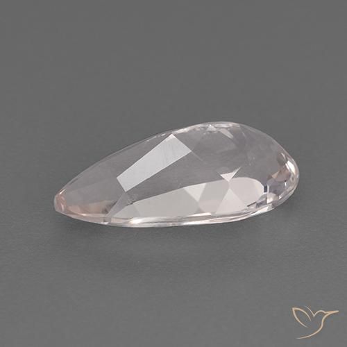 Morganita Rosado flamingo natural de 1.77 ct, En forma de pera, VVS-VS