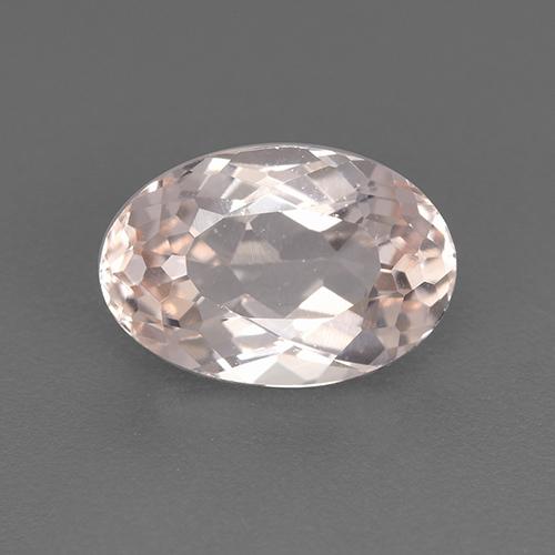 Morganita Rosado medio natural de 1.60 ct, Corte Óvalo, VVS-VS