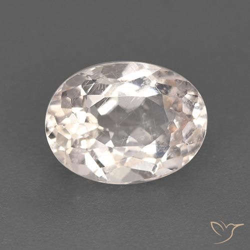 1.33ct Natural Rosado salmón morganita, Ovalada, VS-SI