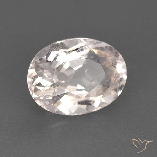 Morganita Rosado salmón natural de 1.33 ct, Ovalada, VS-SI