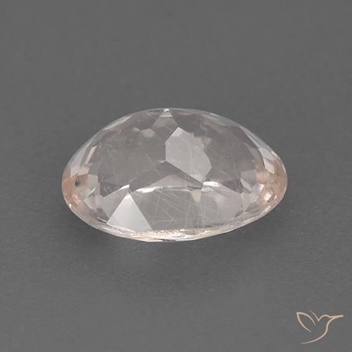 Morganita Rosado salmón natural de 1.33 ct, Ovalada, VS-SI