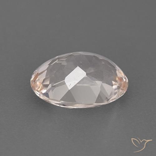 Morganita Rosado salmón natural de 1.76 ct, Ovalada, VS