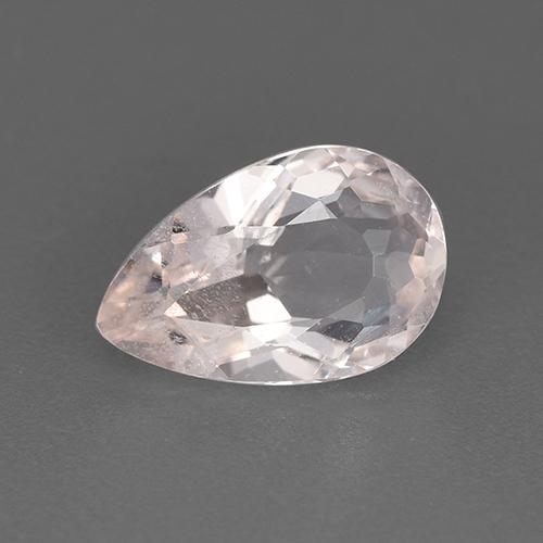 Morganita rosa natural de 1,13 ct, en forma de pera, VS