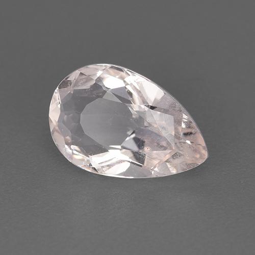 Morganita rosa natural de 1,13 ct, en forma de pera, VS