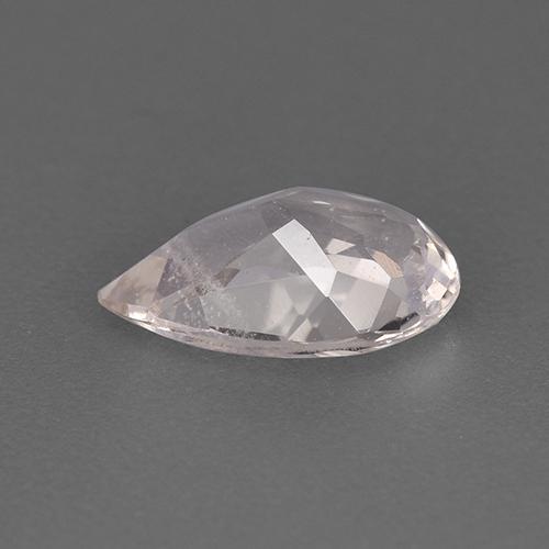 Morganita rosa natural de 1,13 ct, en forma de pera, VS