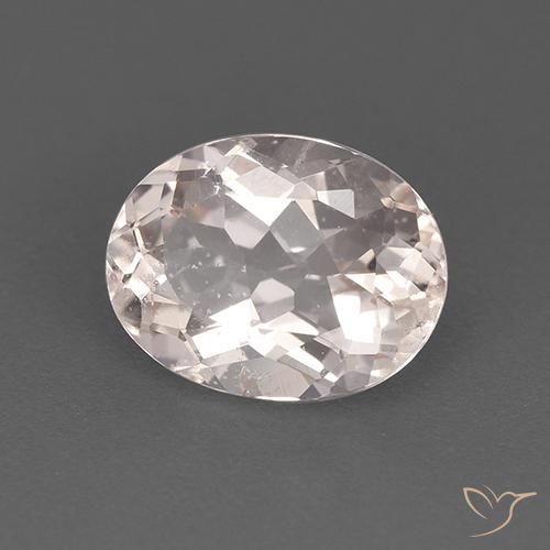 Morganita Blanco natural de 1.79 ct, Ovalada, VS