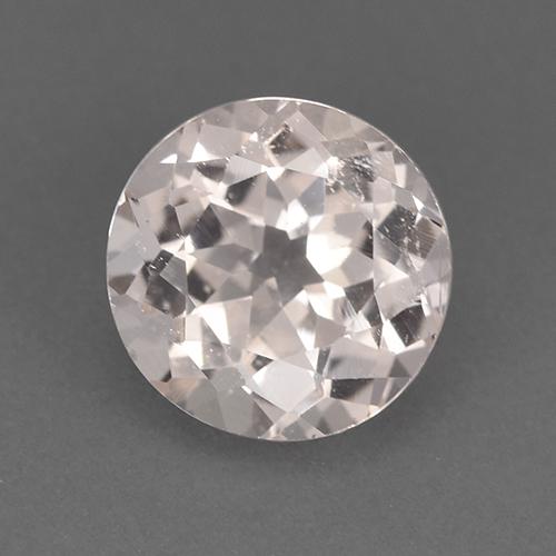 Morganita Rosado salmón natural de 1.37 ct, Corte Redondo, VVS-VS