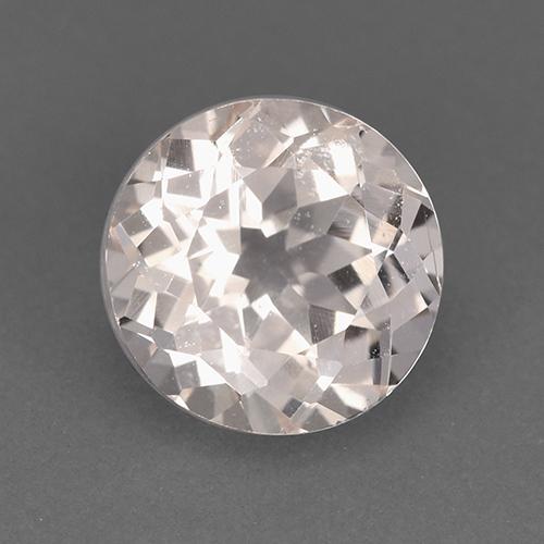 Morganita Rosado salmón natural de 1.37 ct, Corte Redondo, VVS-VS