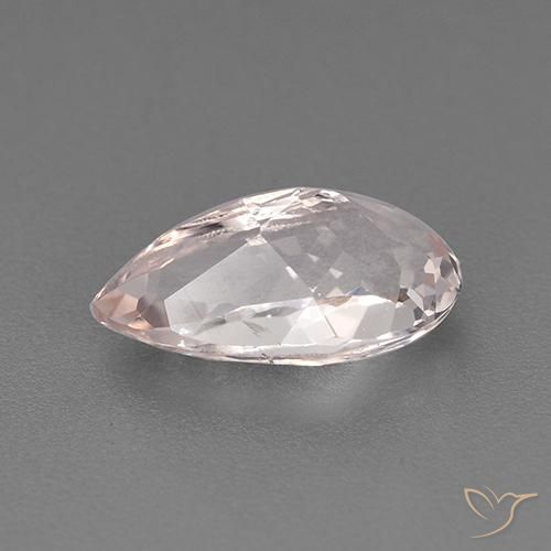 Morganita Rosado medio natural de 1.50 ct, En forma de pera, VVS-VS