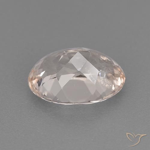 Morganita Rosado muy claro natural de 1.69 ct, Ovalada, VS