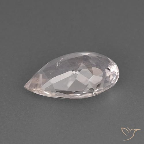Morganita Rosado claro natural de 1.16 ct, En forma de pera, VVS-VS