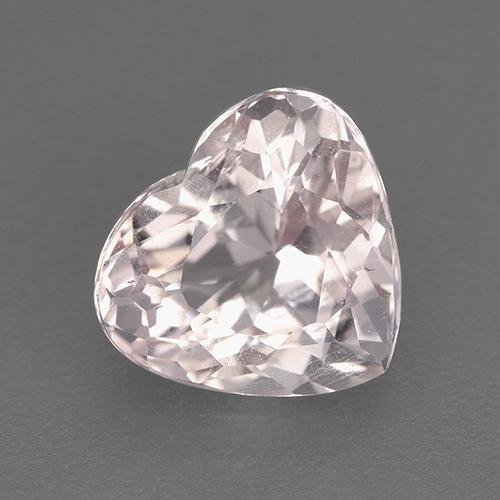 Morganita Rosado claro natural de 1.91 ct, Forma de corazón, VS