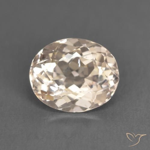 1.54ct Natural Rosado medio morganita, Ovalada, VS