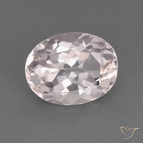 1.86ct Natural Rosado claro morganita, Ovalada, VS