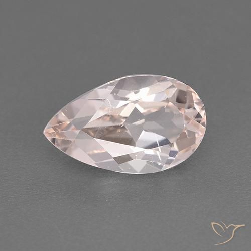 1.30ct Natural Tono rosado rosa Morganita, En forma de pera, VS