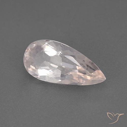 Morganita Rosado claro natural de 1.50 ct, En forma de pera, VS