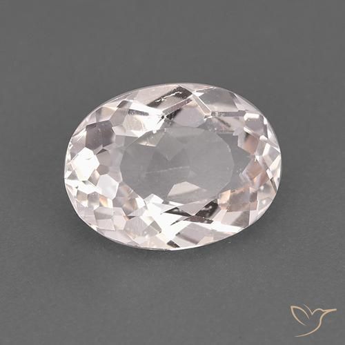 1.51ct Natural Rosado claro morganita, Ovalada, VS