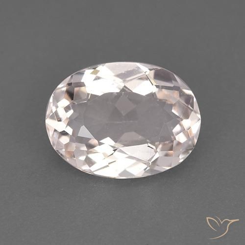 Morganita Rosado claro natural de 1.51 ct, Ovalada, VS