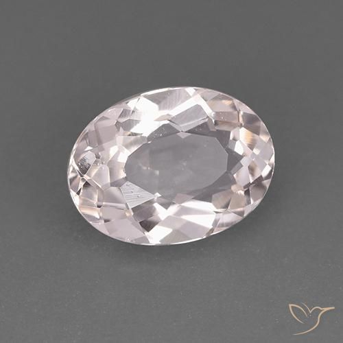 1.18ct Natural Rosado claro morganita, Ovalada, VVS-VS