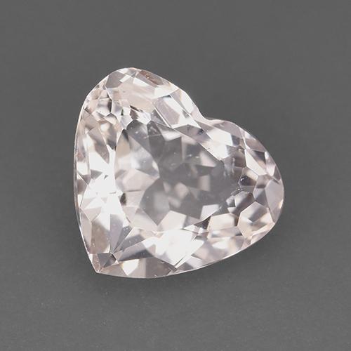 Morganita Rosado claro natural de 1.30 ct, Forma de corazón, VS