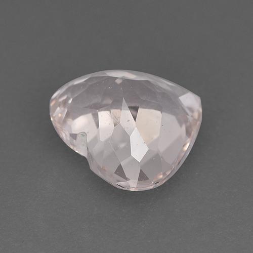 Morganita Rosado claro natural de 1.30 ct, Forma de corazón, VS