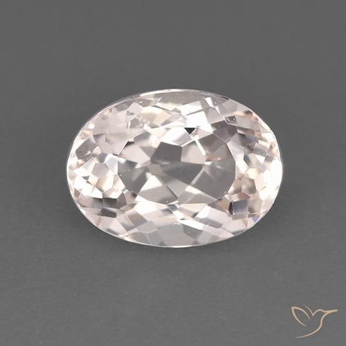 1.36ct Natural Rosado claro morganita, Ovalada, VS
