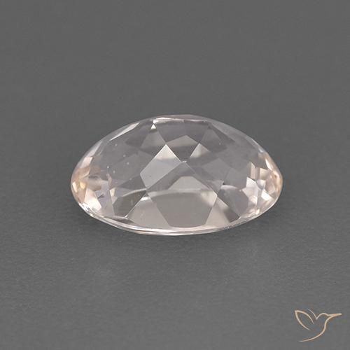 Morganita Rosado claro natural de 1.36 ct, Ovalada, VS