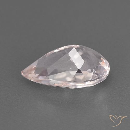 Morganita Rosado claro natural de 1.53 ct, En forma de pera, VS